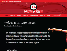 Tablet Screenshot of dcdancecenter.com